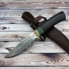 Нож Бобр нерж. Дамаск