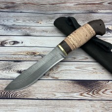 Нож Охотник Дамаск